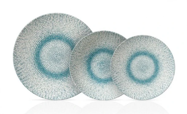 Σερβίτσιο Φαγητού Σετ 20τμχ Πορσελάνης-In Glaze Decoration Capri CRYSPO TRIO 47.140.40