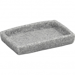 Σαπουνοθήκη Polyresin Γκρι 8,5x12x2εκ. MRShome DS-8886L02