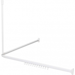 Βραχίονας Μπάνιου Γωνιακός Αλουμινίου White Easy Roll Sealskin 5276623010