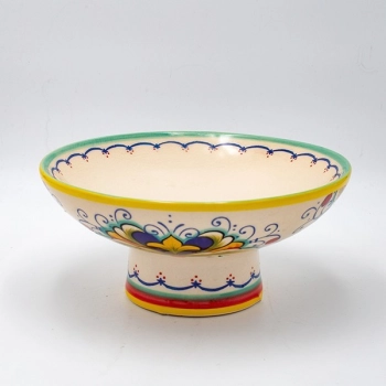 Διακοσμητικό Μπωλ Κεραμικό Μπεζ-Multi Με Λεμόνια 26,5x13,5εκ. ESTHETI 819-00185