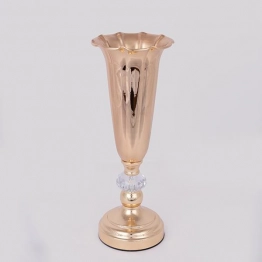 Βάζο Μεταλλικό Χρυσό 13x34εκ. ESTHETI 752-22066