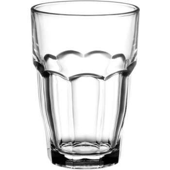 Ποτήρι Νερού Γυάλινο Διάφανο 370ml Rock Bar Bormioli Rocco BR00516170