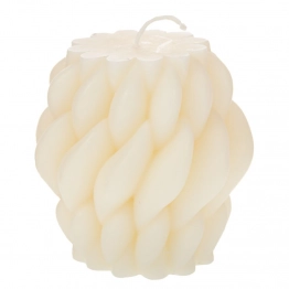 Κερί Χειροποίητο Πλεξούδα Κρεμ 11x10εκ. iliadis 91599