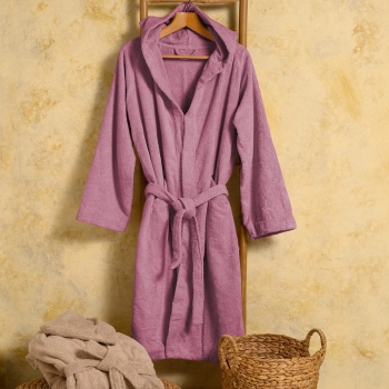 Μπουρνούζι Ενηλίκων Βαμβακερό XLarge Bloom Berry Melinen 20003854