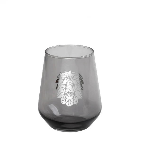 Ποτήρι Ουίσκι Ασημί Jungle ESPIEL 425ml RAB617K6