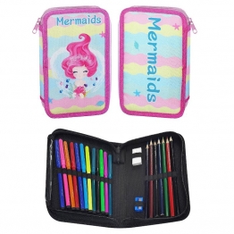 Κασετίνα Γεμάτη Mermaids 13x3x20εκ. Justnote 50-3153