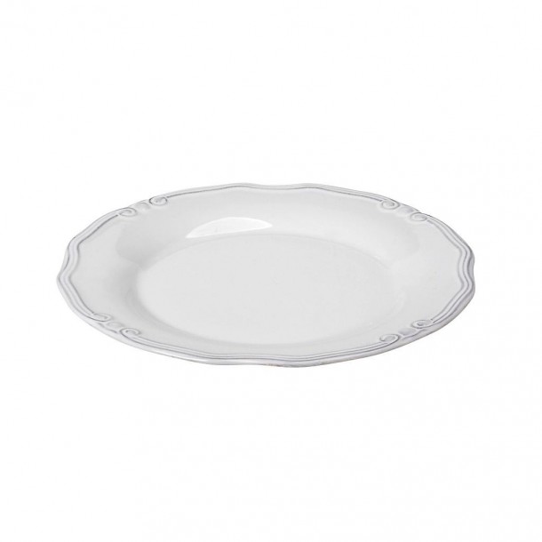 Πιάτο Φρούτου Stoneware Λευκό 20x2εκ. ESPIEL Tiffany RSW103K6