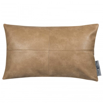 Διακοσμητικό Μαξιλάρι Faux Leather 30x50εκ. Essential 3986 Khaki Greenwich Polo Club