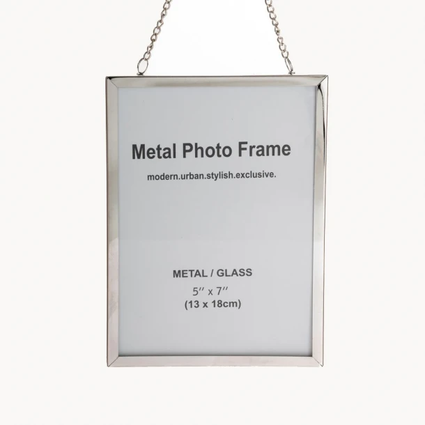 Κορνίζα Κρεμαστή Μεταλλική Ασημί 13x18εκ. iliadis 84546