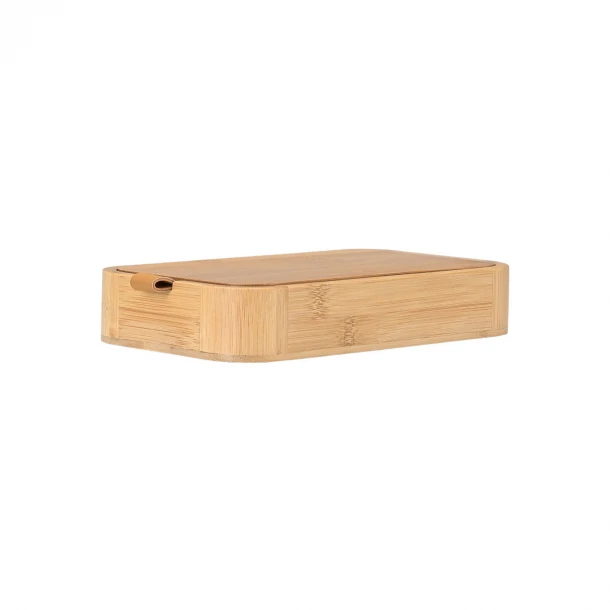 Κουτί Οργάνωσης & Αποθήκευσης 3 Θέσεων Με Καθρέπτη 23x13,5x4εκ. Bamboo Essentials Estia 02-35327