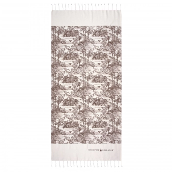 Πετσέτα Θαλάσσης-Παρεό Βαμβακερή 80x180εκ. Essential 3668 Greenwich Polo Club