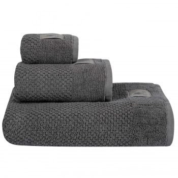 Πετσέτα Βαμβακερή Χεριών 30x50εκ. Premium 4118 Dark Grey Greenwich Polo Club