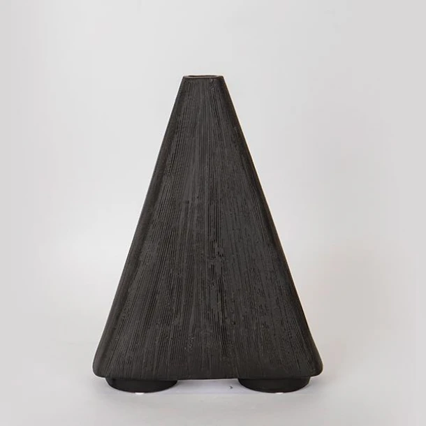 Βάζο Κεραμικό Μαύρο 26x8,5x34,5εκ. ESTHETI 752-20152