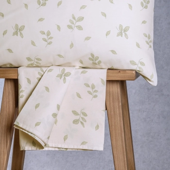 Σετ Σεντόνι Με 1 Μαξιλαροθήκη Polycotton Ημίδιπλο Με Λάστιχο 120x200+32εκ. Rea Aqua Casual Line Mini Melinen 20006043