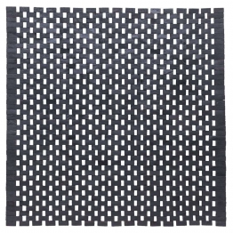 Ταπέτο Μπάνιου Teak(Ξύλινο) 60x60εκ. Woodblock Black Sealskin 800126