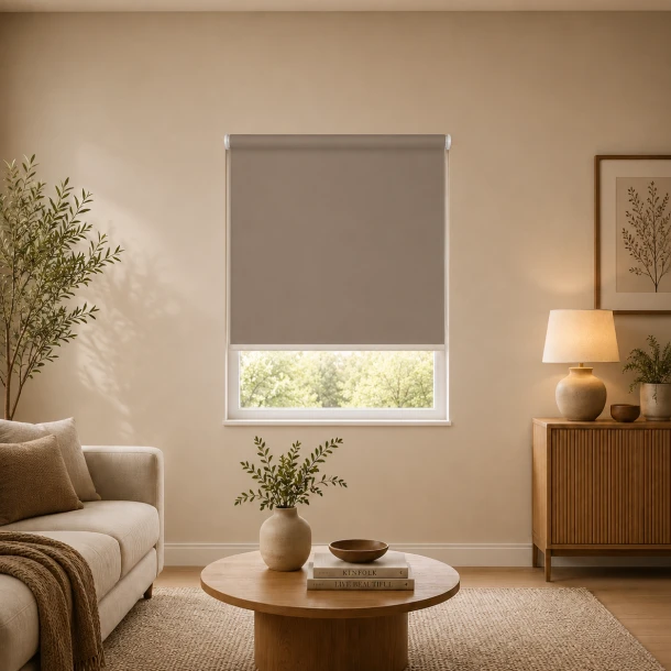 Ρόλερ Μερικής Σκίασης Polyester 140x230εκ. Brown MRShome BR140230