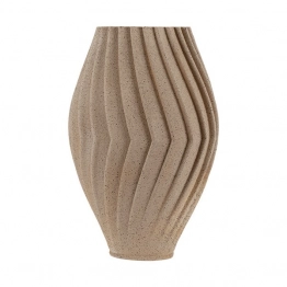 Βάζο Polyresin Καφέ 24x14x36εκ. ESTHETI 819-01595