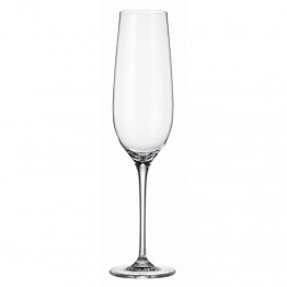 Ποτήρι Σαμπάνιας Κρυστάλλινο Uria Optic 180ml Crystal Bohemia CTB1SJ54270