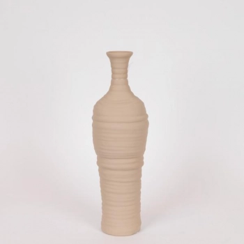 Βάζο Κεραμικό Μόκα 12x11x41εκ. ESTHETI 819-00599