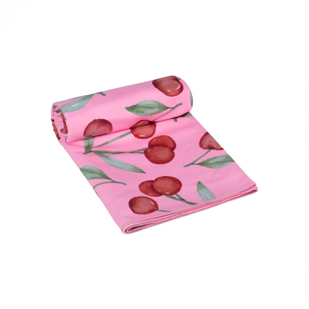 Πετσέτα Θαλάσσης Microfiber Με Τσαντάκι 90x180εκ. Cherry Rose Estia 01-44527