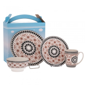 Σετ Φαγητού 4τμχ Λαχούρια Κεραμικό iliadis 91895