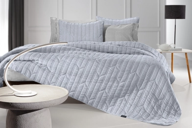Σετ Κουβερλί Microfiber King 240x250εκ. Aurora Blue Guy Laroche