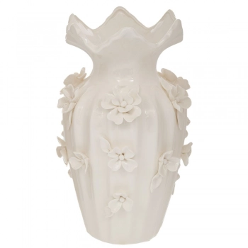 Βάζο Κεραμικό Λευκό 20x31εκ. iliadis 91532