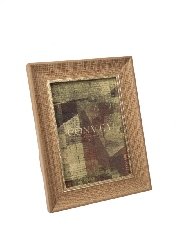 Κορνίζα Πλαστική Καφέ-Χρυσή 13x18εκ. Zen Collection 25.27.51709