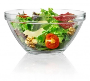 Σαλατιέρα Γυάλινη Διάφανη Φ26εκ. Pompei Bormioli Rocco BR00193020