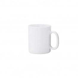 Κούπα Γυάλινη Οπαλίνας Λευκή 320ml-7,9x9,3x10,8εκ. Edge Estia 07-43537