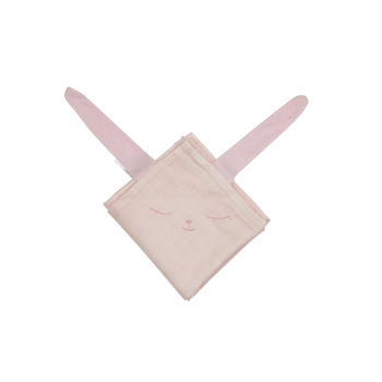 Μουσελίνα Bamboo 120x100εκ. Πολλαπλών Χρήσεων Ζωάκι Ροζ 18308016060OS