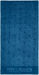 Πετσέτα Θαλάσσης Polyester-Poliammide 90x170εκ. Feel & Touch Icon Ocean Blue