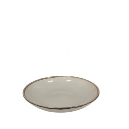 Πιάτο Φαγητού Βαθύ Πορσελάνης Vibes Grey ESPIEL 23εκ. TLS103K6