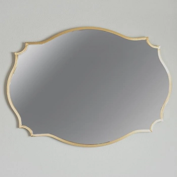 Καθρέπτης Τοίχου Μεταλλικός Χρυσός 90x2,5x60εκ. ESTHETI 751-11033