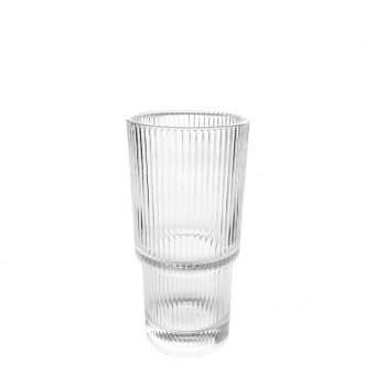 Ποτήρι Νερού Γυάλινο Διάφανο ESPIEL 7x14εκ.-290ml DWEA1005K6