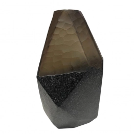 Βάζο Γυάλινο Μαύρο-Καφέ ESPIEL 19x32εκ. DWQA1006