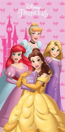 Πετσέτα Θαλάσσης Παιδική Quick Dry Microfiber 70x140εκ. Disney Home Princess 191 Baby Pink Dimcol