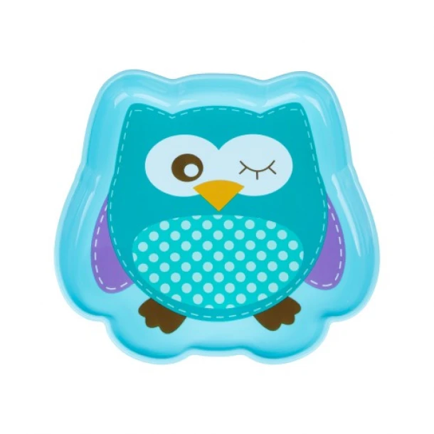 Πιάτο Πλαστικό Κουκουβάγια Τυρκουάζ akuku A0072