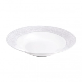 Πιάτο Βαθύ Πορσελάνης Elegancy Grey 23εκ. Oriana Ferelli NW24010022