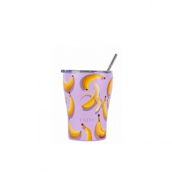 Θερμός-Ποτήρι Ανοξείδωτο Coffee Mug Banana Mood Save The Aegean Estia 350ml-8,7x12,5εκ. 01-49027