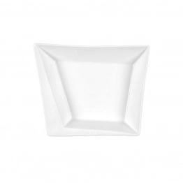 Πιάτο Βαθύ Τετράγωνο Πορσελάνης Λευκό Art Et Lumiere 22,5x16,5x6,5εκ. 05981