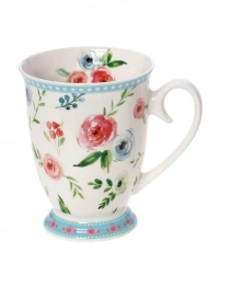 Κούπα Πορσελάνης 330ml Primavera Blue CRYSPO TRIO 28.098.25