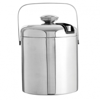 Παγοθήκη Ανοξείδωτη Με Καπάκι Και Λαβίδα ESPIEL 14,6x16,7x19εκ./1300ml SCH77020K6