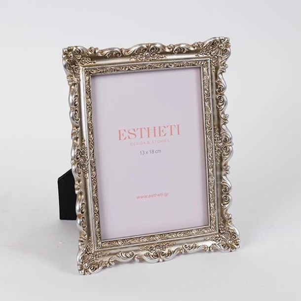 Κορνίζα Polyresin Ασημί 13x18εκ. ESTHETI 756-12190