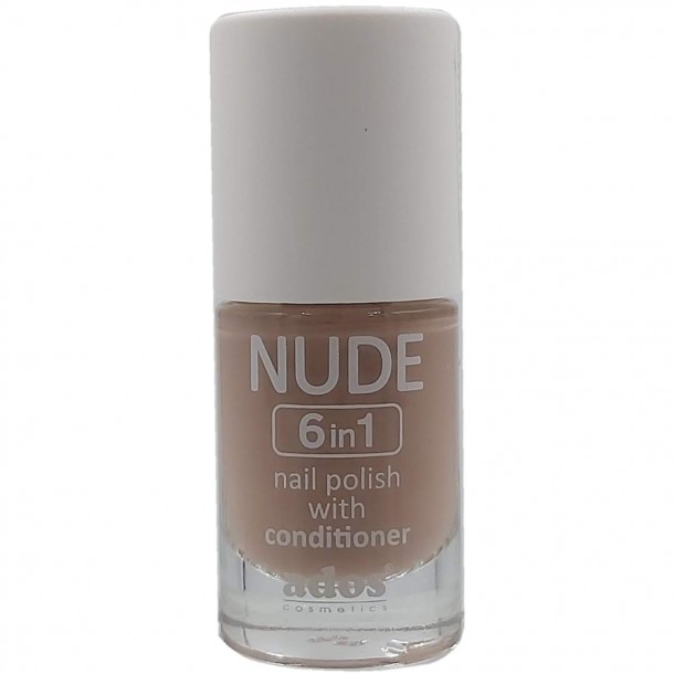 Βερνίκι Νυχιών Με Μαλακτικό 6 in 1 Nude Ados Cosmetics 8ml 1610NUDE-12