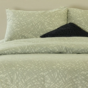 Ζεύγος Μαξιλαροθήκες Φανελένιες 53x72εκ. Neva Olive Winter Line Melinen 20006542