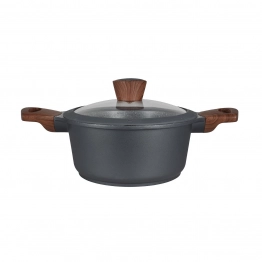 Κατσαρόλα Αλουμινίου Αντικολλητική Stone Estia 24εκ. 01-1148