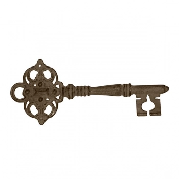 Κλειδί Διακοσμητικό Μαντεμένιο Καφέ 21,5x2x9εκ. ESTHETI 819-00740