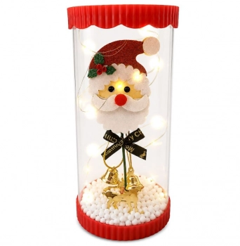 Χριστουγεννιάτικη Γυάλα Με Φως 9x17εκ. Xmas fest 93-4139