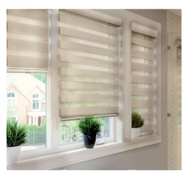 Double Ρόλερ Ρυθμιζόμενης Σκίασης Polyester 80x230εκ. Beige MRShome BG080230